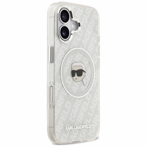 Karl Lagerfeld IML Karl Head Logo MagSafe iPhone 17 Ümbris - Hall