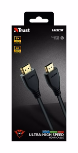 Trust Gaming GXT 731 Ruza – HDMI Type-A kaabel, 1,8 m, must