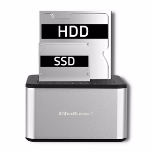 Qoltec 5316 HDD/SSD Dokkimisjaam 2x 2.5"/3.5" SATA USB 3.0 Kloonimine