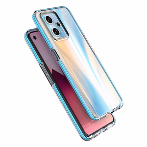 Kevadine ümbris Realme 9 Pro+ / Realme 9 silikoonkate koos raamiga must