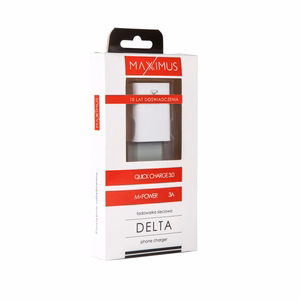Wall charger  Maxximus Delta 3A  QUICK CHARGE 3.0 18W