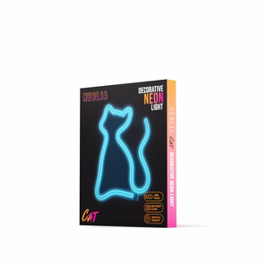 Neon LED Light CAT türkīis NNE24 Neolia