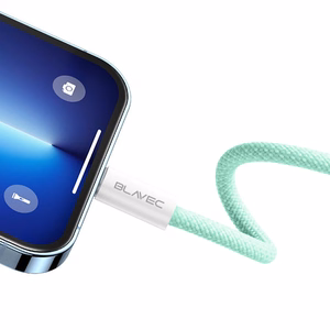 Blavec Кабель Candy плетёный - Type C to Type C - PD 60W 3A 3 метра Apple CarPlay/Android Auto (CCA-CC3GN30) зелёный