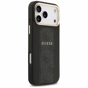GUESS ümbris jaoks IPHONE 17 Pro Max compatible with MagSafe GUHMP17XPG4SEMCK (PU W/ 4G Stripe) must