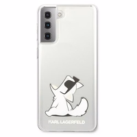 Karl Lagerfeld Choupette Fun ümbris Samsung Galaxy S21+ jaoks - Läbipaistev