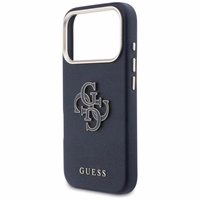 Guess HC PU FW RESIN LOGO BLUE ümbris iPhone 17 Pro 6,3"