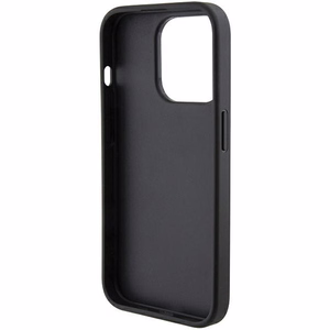 Ferrari Grip Stand Metal Logo чехол для iPhone 15 Pro Max - чёрный