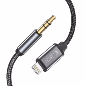 Tech-Protect UltraBoost audio Lightning / mini jack 3.5mm kaabel 1m - must