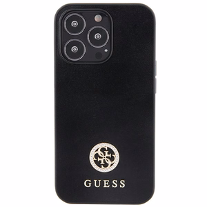 Guess Strass Metal Logo iPhone 13 Pro 6.1" Ümbris - must