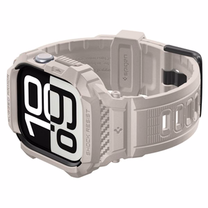SPIGEN RUGGED ARMOR ümbris ”PRO” V2 APPLE WATCH 10 / 11 (46 MM) DUNE BEIGE