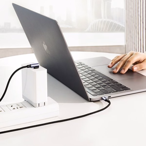 Ugreen US255 50125 USB-C (sirge) / USB-C (nurgaga) PD QC kaabel 60W 3A 2m - hall
