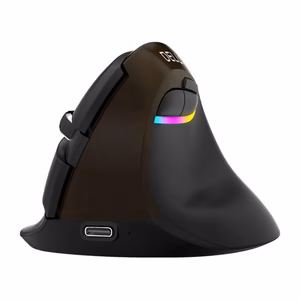 Delux M618Mini Gold Ergonomic Mouse (USB / Bluetooth / 2.4G)