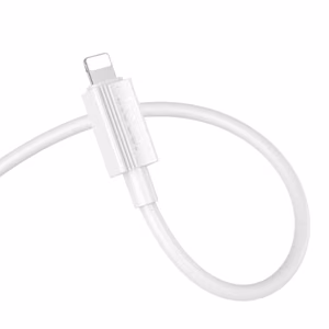Кабель USB A to Lightning Hoco 2,4A 1 m X107 белый
