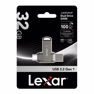 USB 3.1 mälupulk 32GB Lexar JumpDrive D400 LJDD400032G-BNQNG