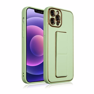 Uus Kickstand ümbris iPhone 13 Pro Maxi jaoks koos statiiviga roheline