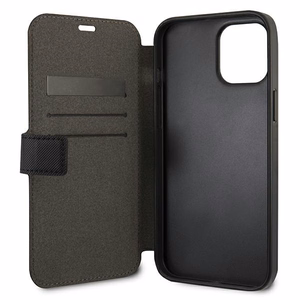 US Polo USFLBKP12SPUGFLBK iPhone 12 mini 5,4" tšarny/must raamat Polo tikandiga kollektsioon