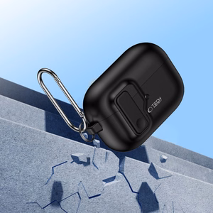 Tech-Protect Slim Hook Ümbris with Carabiner jaoks Apple AirPods Pro 1 / 2 - must