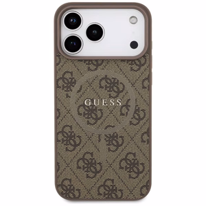 Guess 4G Ring Classic Logo MagSafe Ümbris jaoks iPhone 17 Pro Max - Brown