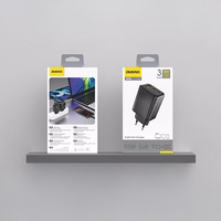 Dudao A29 65W GaN Wall Laadija 2 x USB-C + 1 x USB-A - must