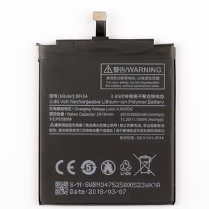 Aku ORG Xiaomi Redmi 5A 2910mAh BN34