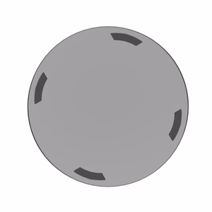 Setty Recycling induktiivlaadija 15W LED hõbedane QRLI-15-LD-07