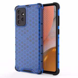 Honeycomb Case soomuskaitse TPU kaitsekattega Samsung Galaxy A72 4G sinine
