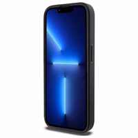 DKNY Grained Metal Logo MagSafe iPhone 15 Pro Max Ümbris - Beige