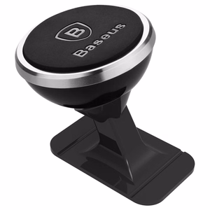 Car Holder Baseus "Overseas Edition" Silver (magnetic / sticky pad)