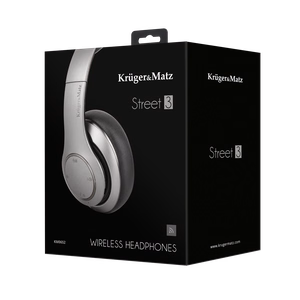 Kruger&Matz Street 3 Wireless juhtmeta kõrvapealsed kõrvaklapid, grafiitvärvi