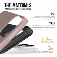 Perfectionists Triangle Mag Ümbris iPhone 14 Pro Max roosa kuldne