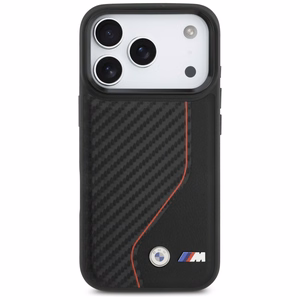 BMW M Carbon Line & Logo MagSafe Ümbris jaoks iPhone 17 Pro - Punane