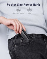 Powerbank Veger PlugOn (W0558P) PD QC3.0 2,4A 20W 5000 mAh with a built-in connector Lightning must