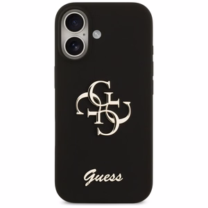 GUESS ümbris jaoks IPHONE 17 GUHCP17SSC4GSMK (Silicone W/ Big 4G Script) must