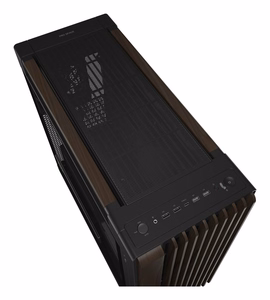 ASUS ProArt PA602 keskmõõdus tornkorpus puitviimistluse ja karastatud klaasist paneeliga, must