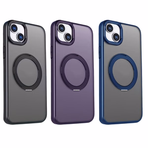 Mag Ring Rotating ümbris jaoks iPhone 14 Pro 6,1" tumesinine