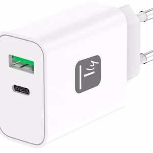 Techly IPW-USB-30WACG mobile device charger Universal valge AC Fast charging Indoor