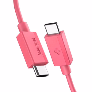 Spigen Essential EB6015CC USB-C kaabel, 60 W, 100 cm – roosa