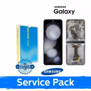 LCD ekraan Samsung F731 Z Flip5 raamiga / grafiit (hall) / (Service Pack)