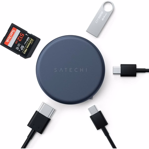 Satechi OntheGo STPOTG5B 5-in-1 USB-C jaotur (värv: indigo)