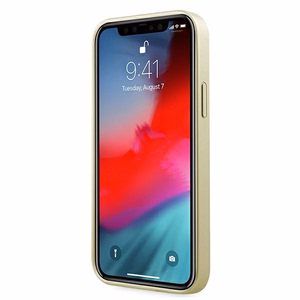 Guess GUHCP12LIGLGO iPhone 12 Pro Max 6.7" kuldne/kuldne kõvakaane Iridescent