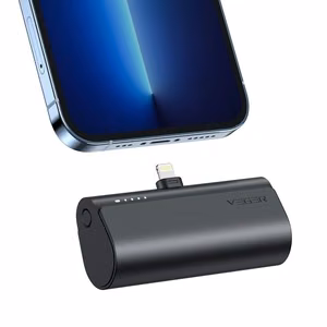 Powerbank Veger PlugOn (W0556P) PD QC3.0 3A 20W 5000 mAh with a built-in connector Lightning must
