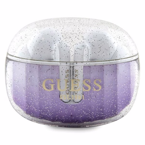 Guess Glitter Gradient TWS Bluetooth наушники с зарядной станцией - фиолетовый