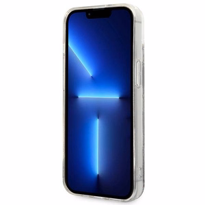 Karl Lagerfeld KLHCP14MLMNMK iPhone 14 Plus 6.7" жёсткий чехол чёрный/чёрный Liquid Glitter Monogram