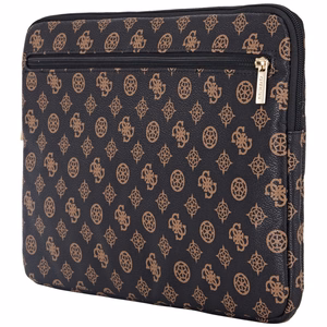Guess Sleeve Peony Pocket Triangle 14" Laptop Bag - must