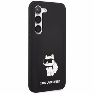 Karl Lagerfeld Silicone Choupette ümbris jaoks Samsung Galaxy S24 - must