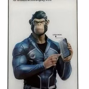 Ekraanikaitseklaas "Strength Gorilla Micro-border" Apple iPhone 17 Pro must bulk