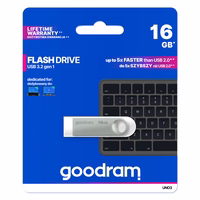 GOODRAM Pendrive UNO3 -  16GB USB 3.2 gen 1 Hõbedane