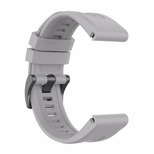Silicone strap for GARMIN FENIX 3 / 3HR / 5X / 6X / 6X Pro / 7X / 7X Pro grey (12)