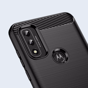 Carbon Case Flexible Cover Sleeve Motorola Moto G Play 2022 must