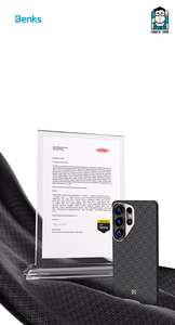 Benks Magnetic Armor Air Armor Grid Kevlar Ümbris Metal Frame 600D (E048) for Samsung Galaxy S26 must